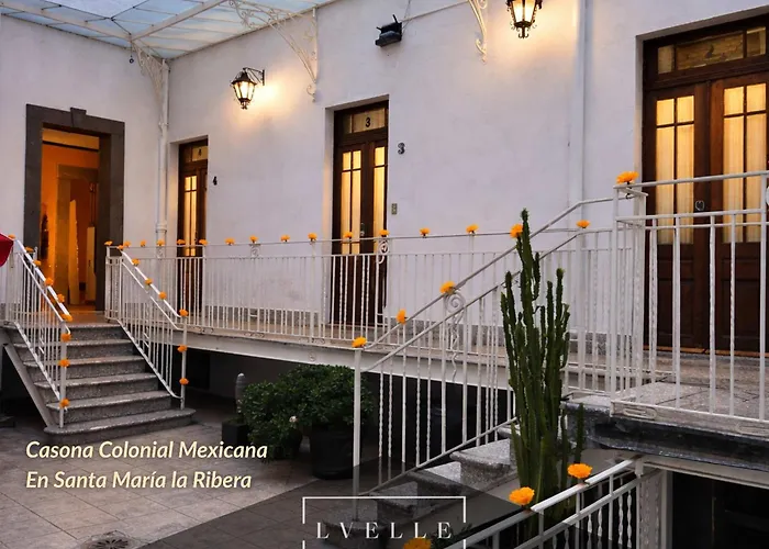 Hermosa En Casona Colonial Mexicana- 4 Сasa de vacaciones México DF